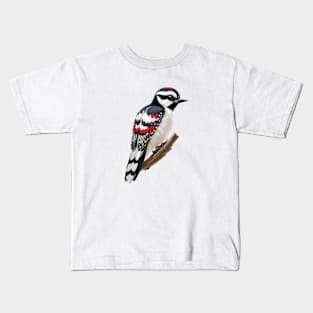 Downy woodpecker Bird Kids T-Shirt